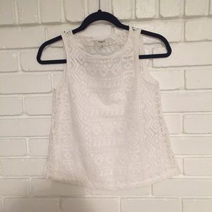Madewell geolace tank